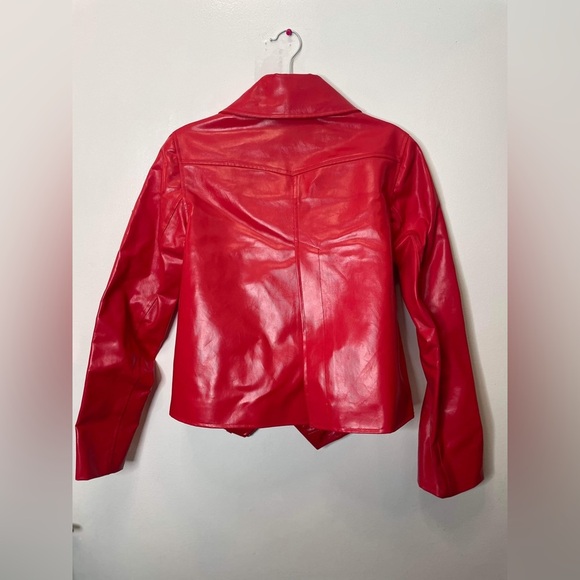 Barney’s New York motto unique red jacket size 8 - Picture 5 of 6